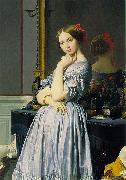 Jean Auguste Dominique Ingres Louise de Broglie, Countess d Haussonville oil painting